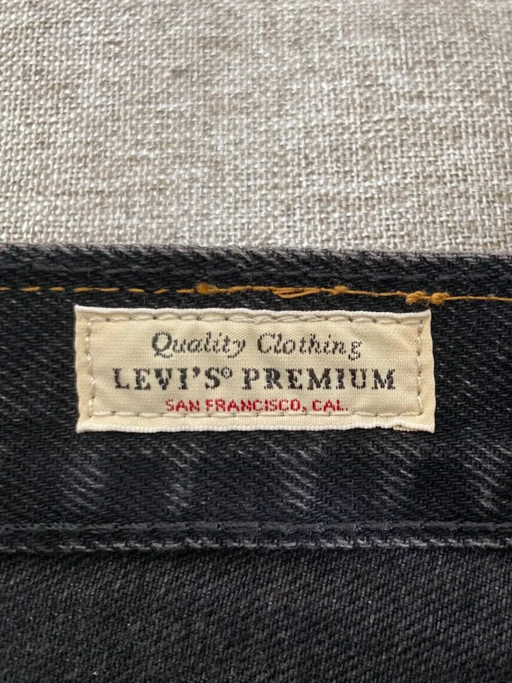 Levi's Premium 555 Relaxed Straight Denim Jeans Men's 30 x 30 Mid Rise Black NWT